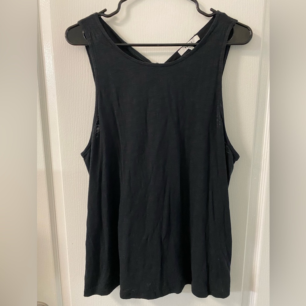 Anthropologie RO&DE Brand Open Bow Back Tank Top